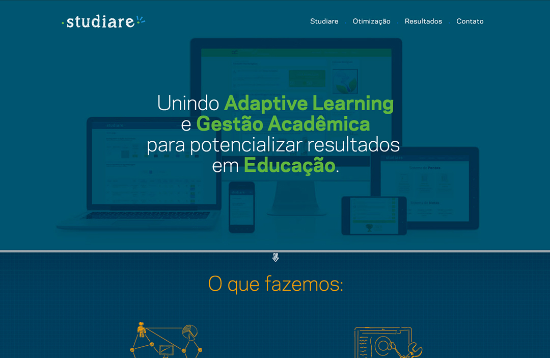 Website Institucional da Studiare